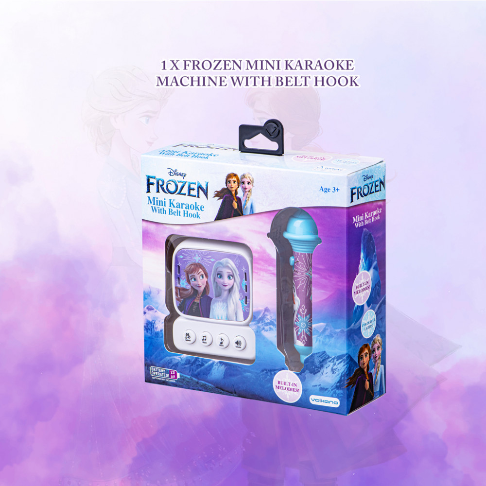 Frozen Mini Karaoke Machine with Belt Hook