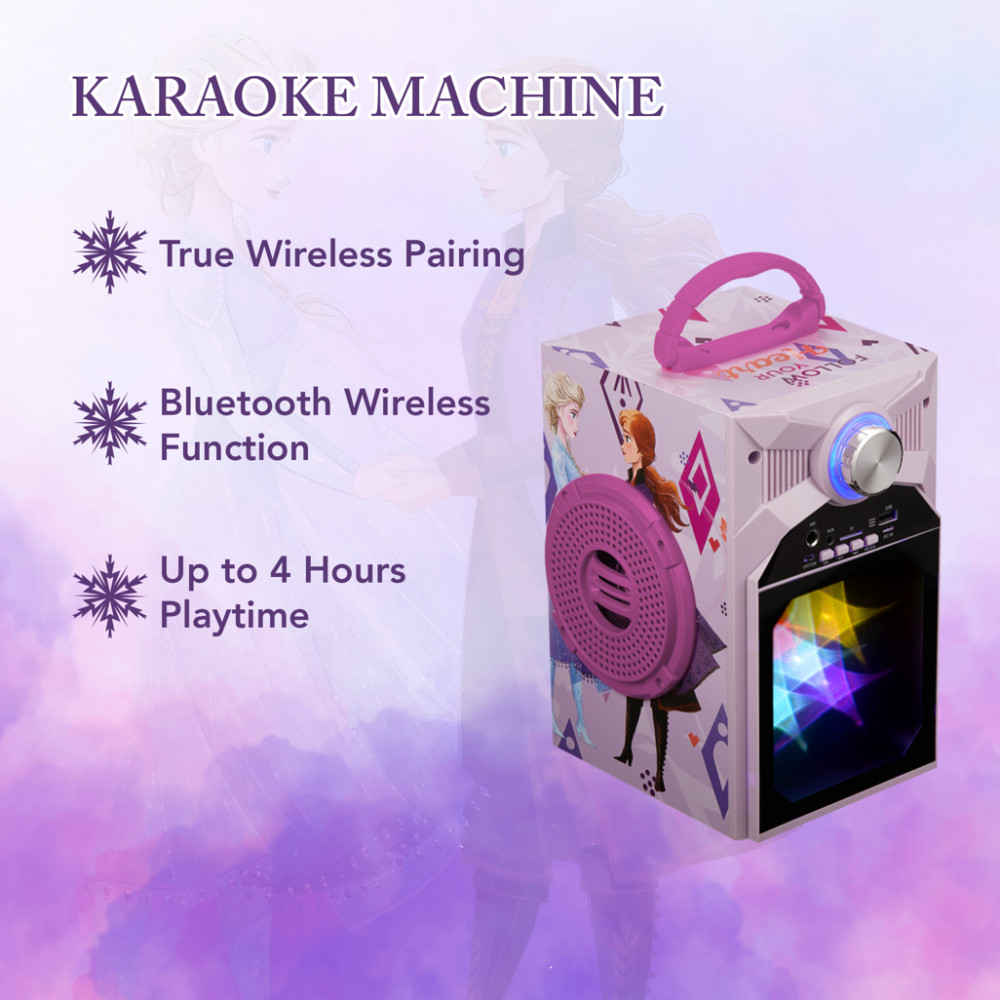 Frozen Classic LED Stars Karaoke Machine