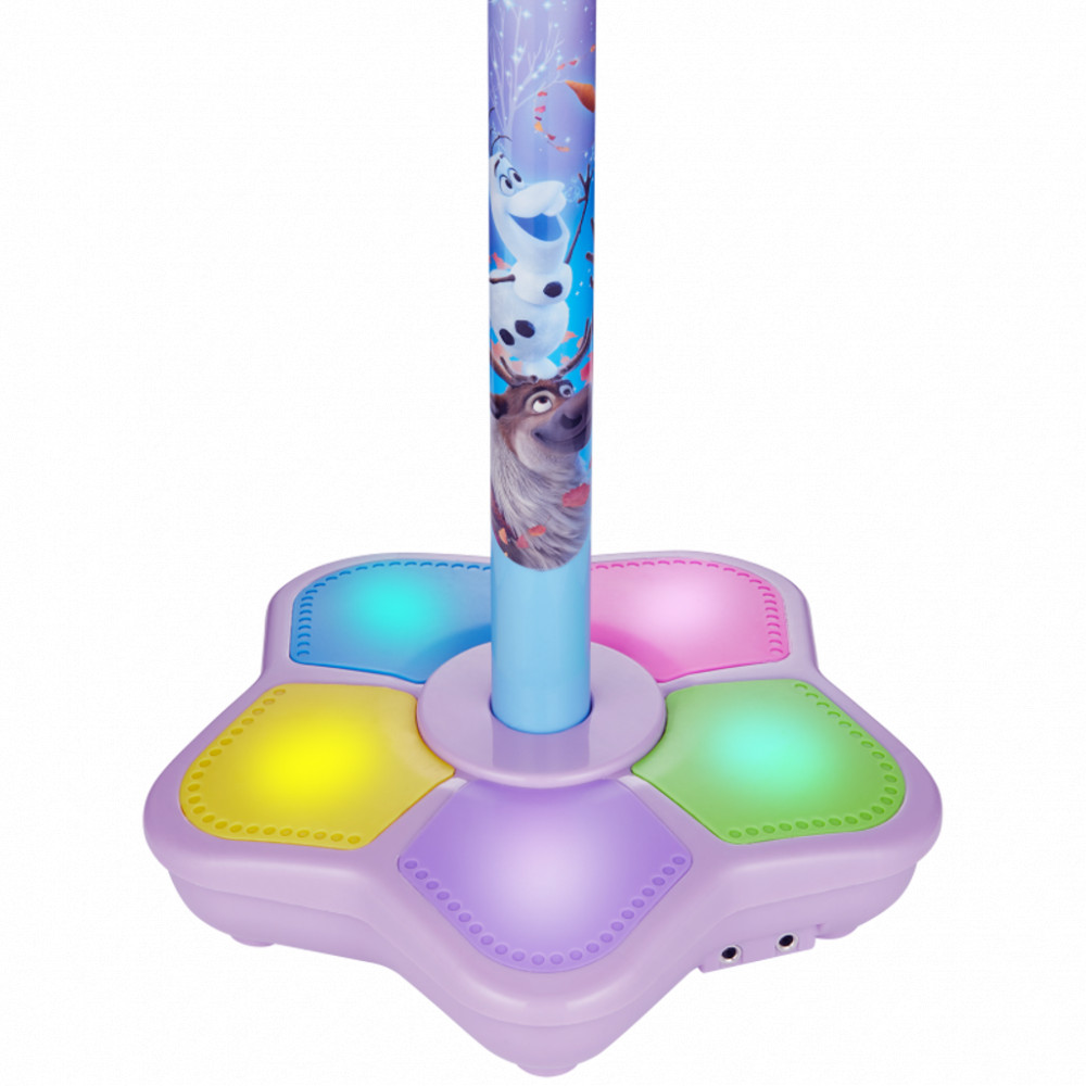 Frozen Auxiliary Star Karaoke Mic Stand with RGB Lights