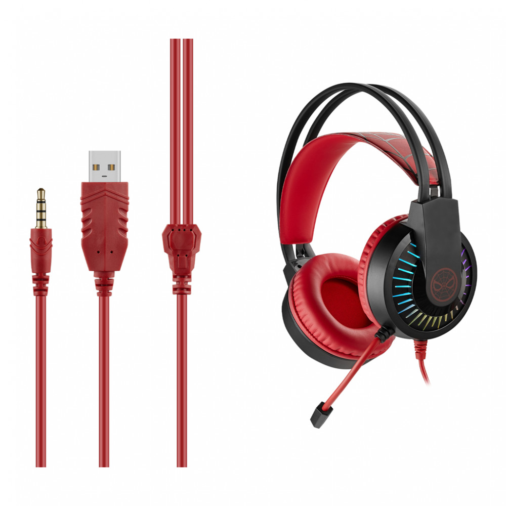 Spiderman Gaming headphone with boom mic