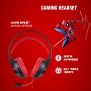 Spiderman Gaming headphone with boom mic