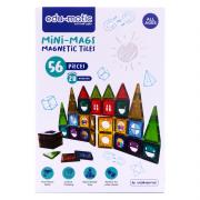 56 magnetic tiles, windows and stickers