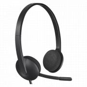 H340 USB Computer Headset - BLACK - USB