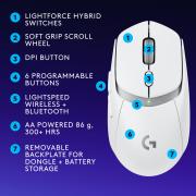 G309 Lightspeed Wireless Mouse - White