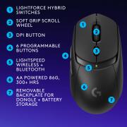 G309 Lightspeed Wireless Mouse - Black