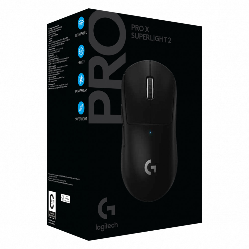 G PRO X SUPERLIGHT 2 LIGHTSPEED Gaming Mouse - Black