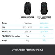 G903 LIGHTSPEED Wireless Gaming Mouse - BLACK