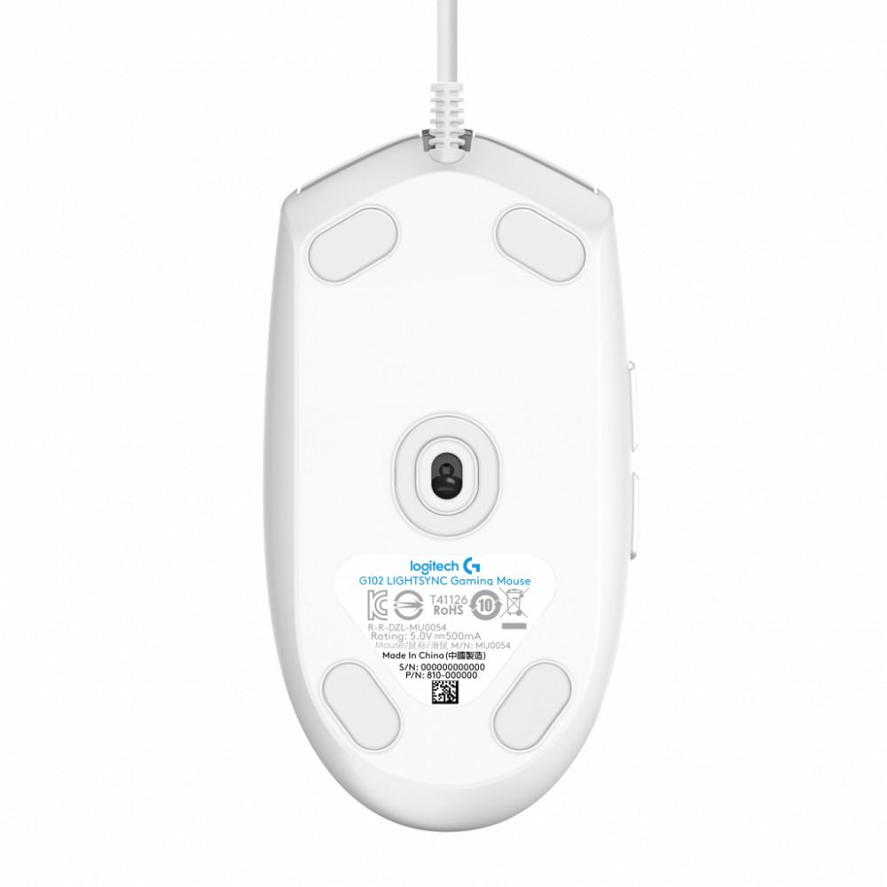 G102 Lightsync Gaming Mouse - White