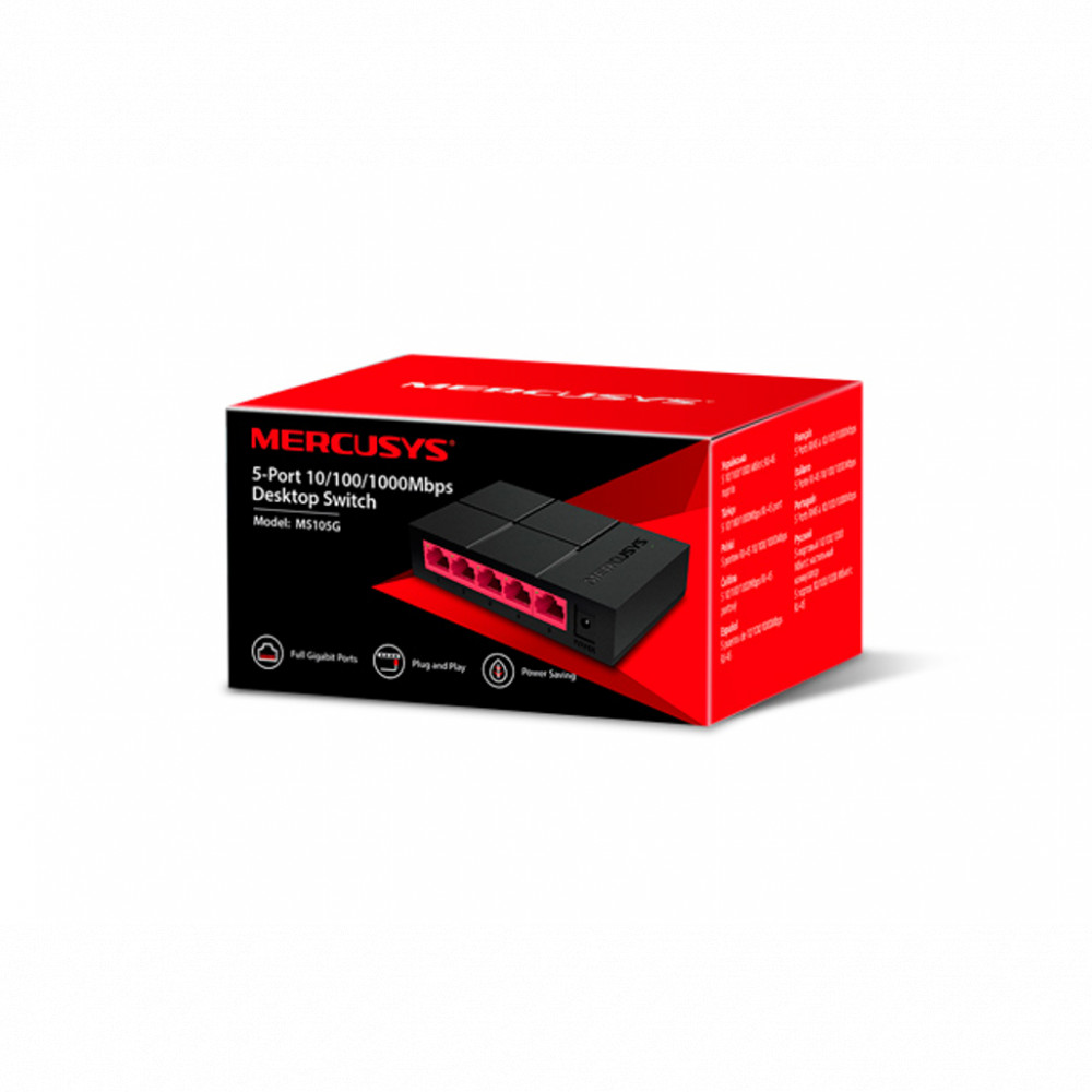 Mercusys MS105G 5-Port Gigabit Desktop Switch