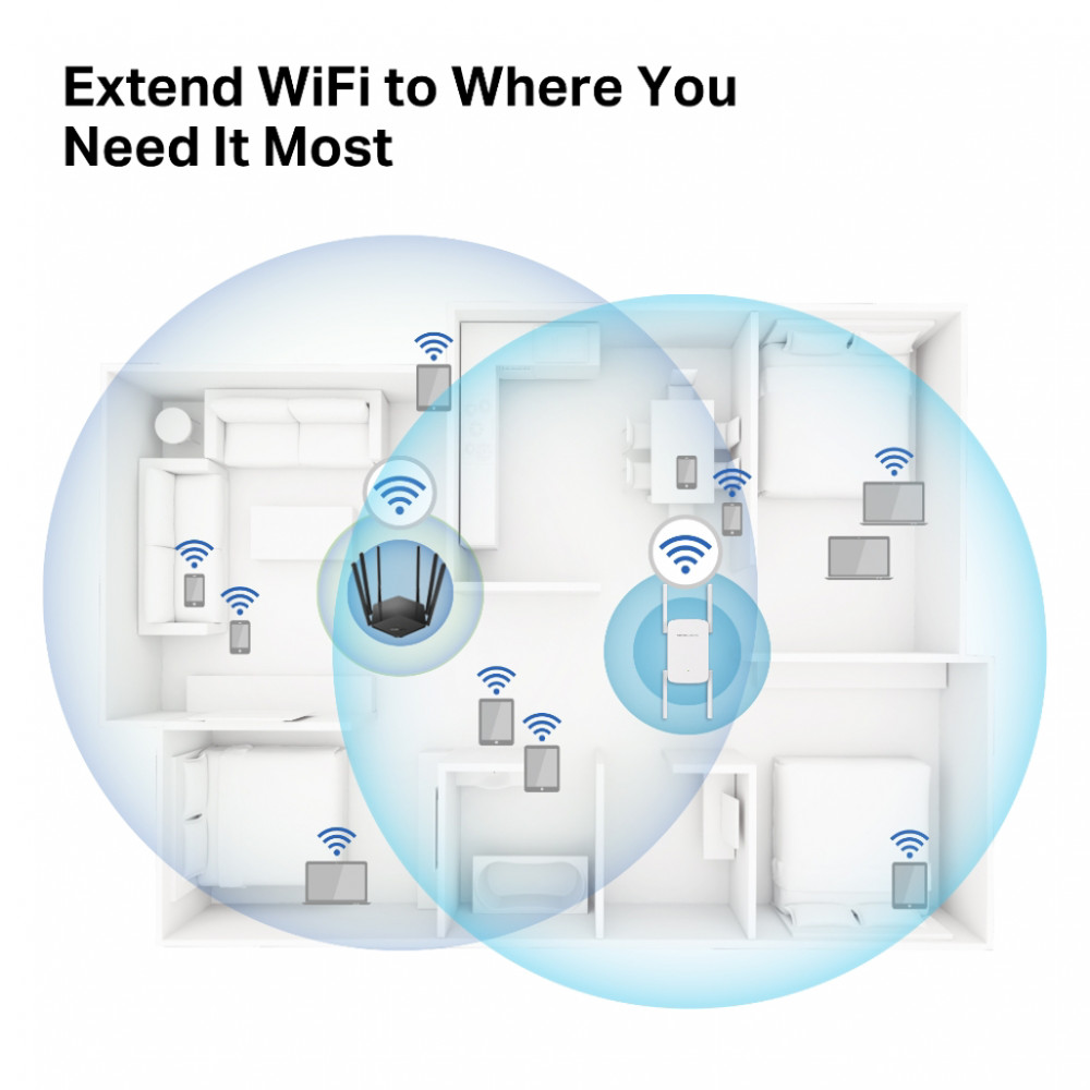 Mercusys ME50G AC1900 WiFi Range Extender