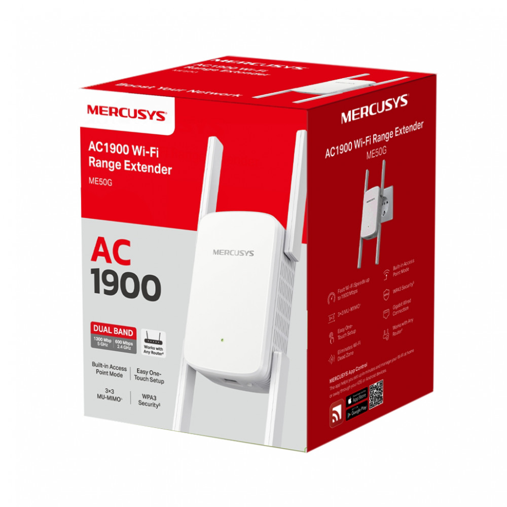 Mercusys ME50G AC1900 WiFi Range Extender