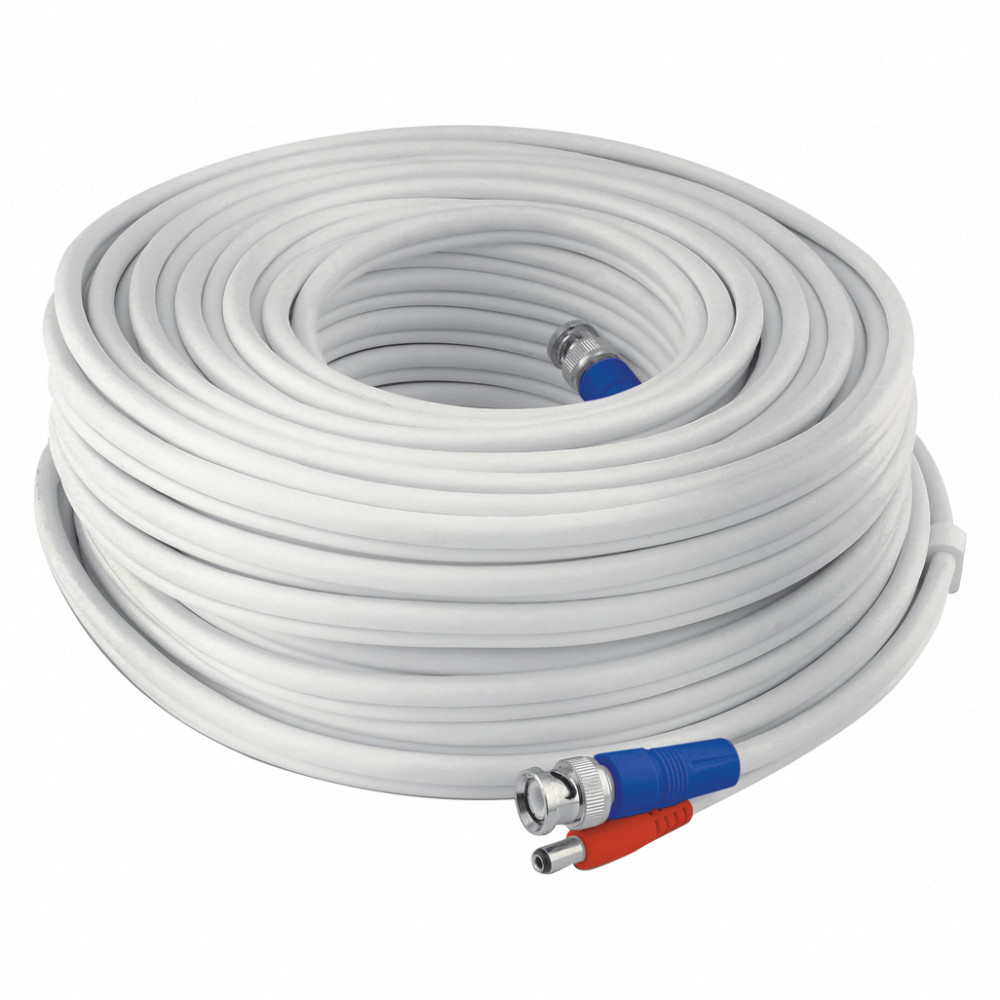 30m Video and Power Extension Cable White