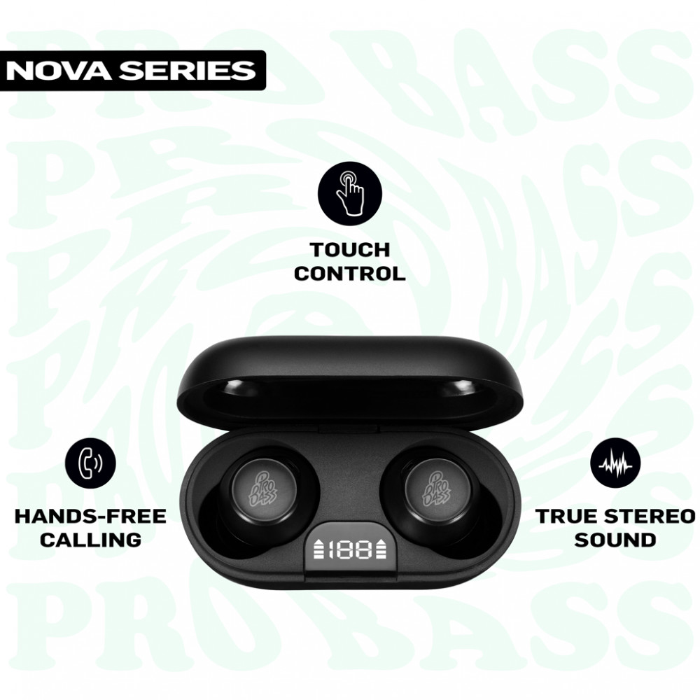 Nova Series TWS Earphone - Black