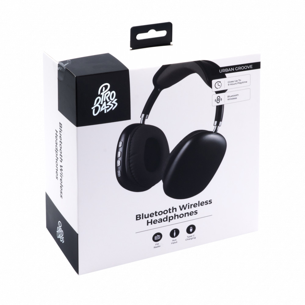 Urban Groove Series Bluetooth Headphones - Black