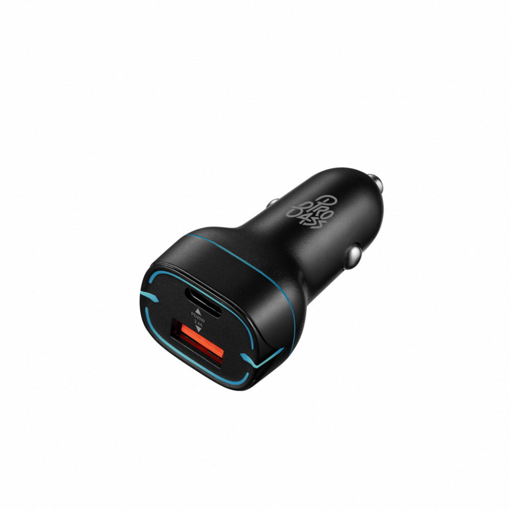 AutoPower Series 32W Dual USB and Type-C Car Charger