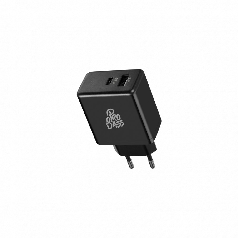 Dual USB + Type-C Wall Charger 32W