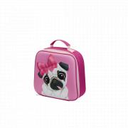 Pug 3D EVA Lunch Bag Pink