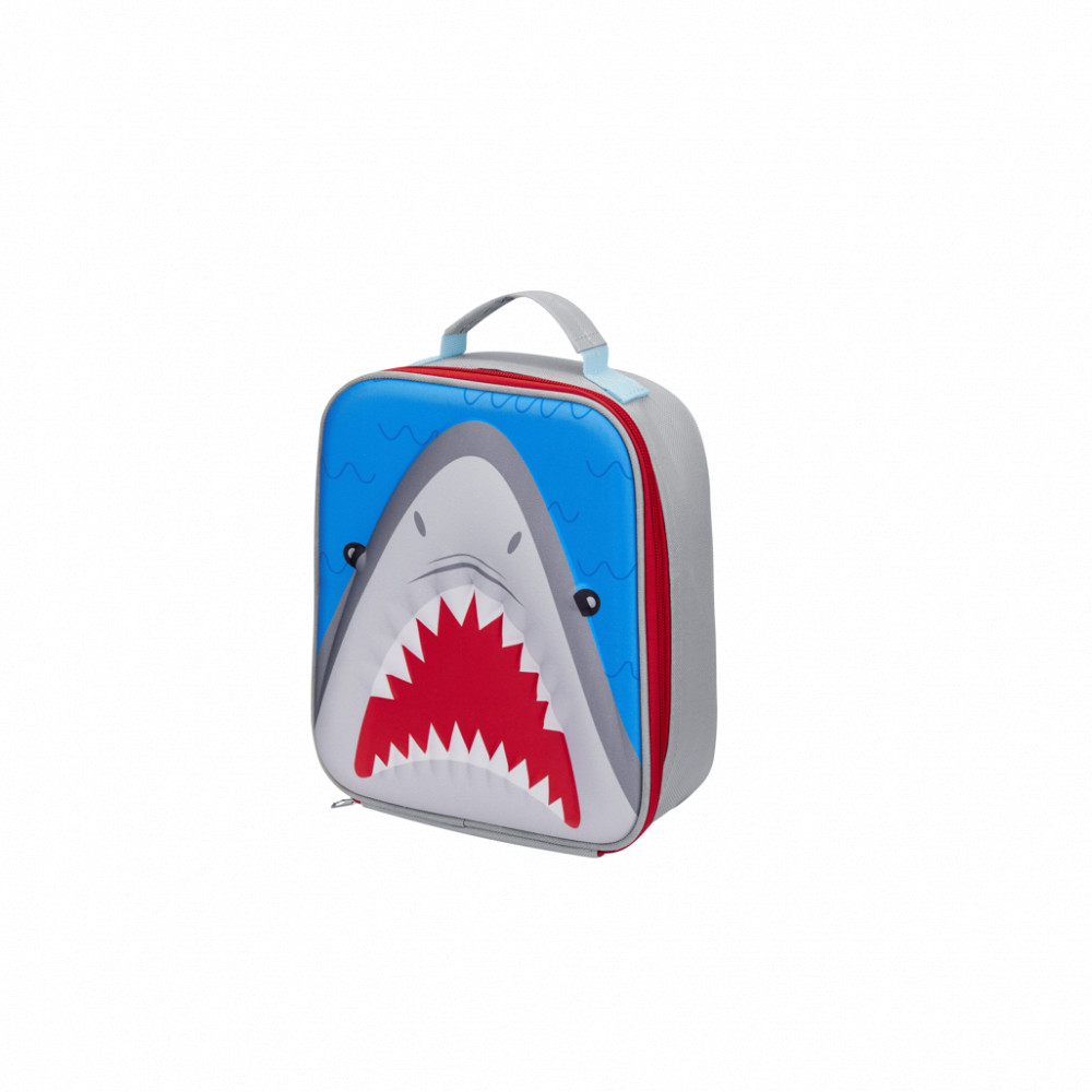 Shark 3D EVA Lunch Bag Grey