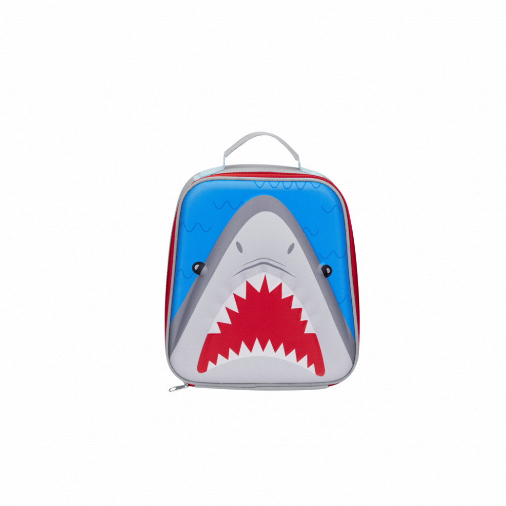 Shark 3D EVA Lunch Bag Grey