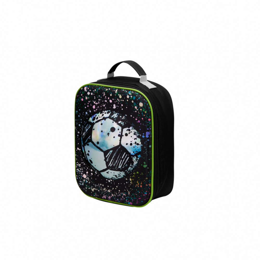 Footy 3D EVA Lunch Bag Black