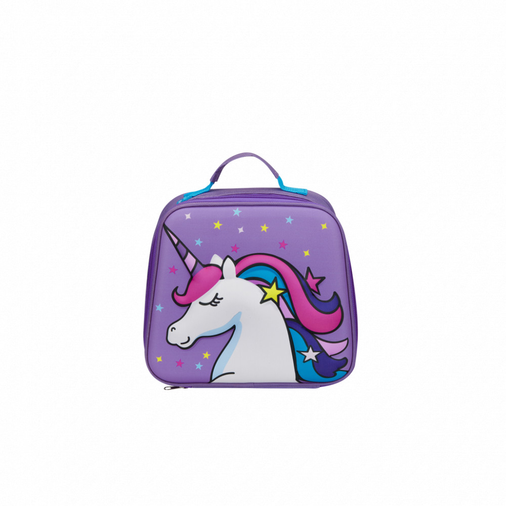 Unicorn 3D EVA Lunch Bag Purple