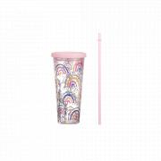 Rainbow Sip Cup 650ml Pink