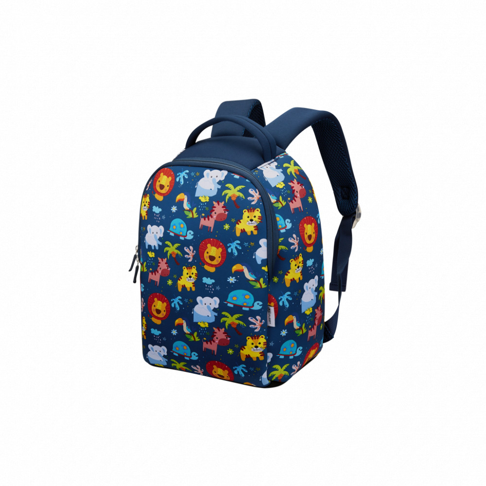 Neoprene Backpack with Purse Safari