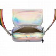 Rainbow Cross Body Bag Silver