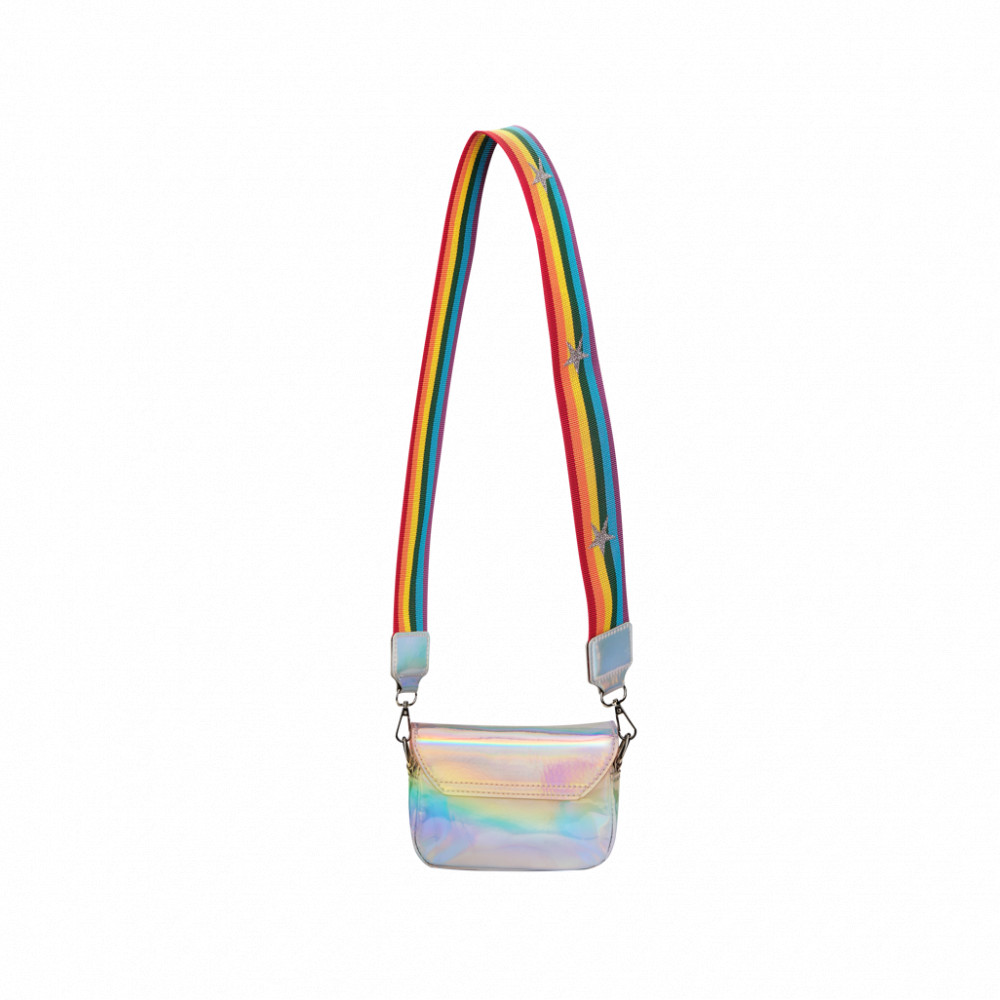 Rainbow Cross Body Bag Silver