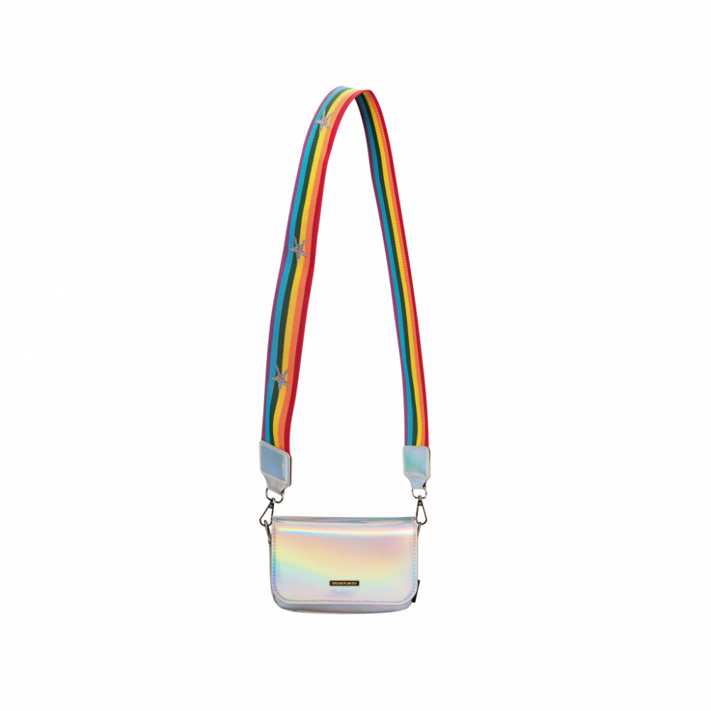 Rainbow Cross Body Bag Silver