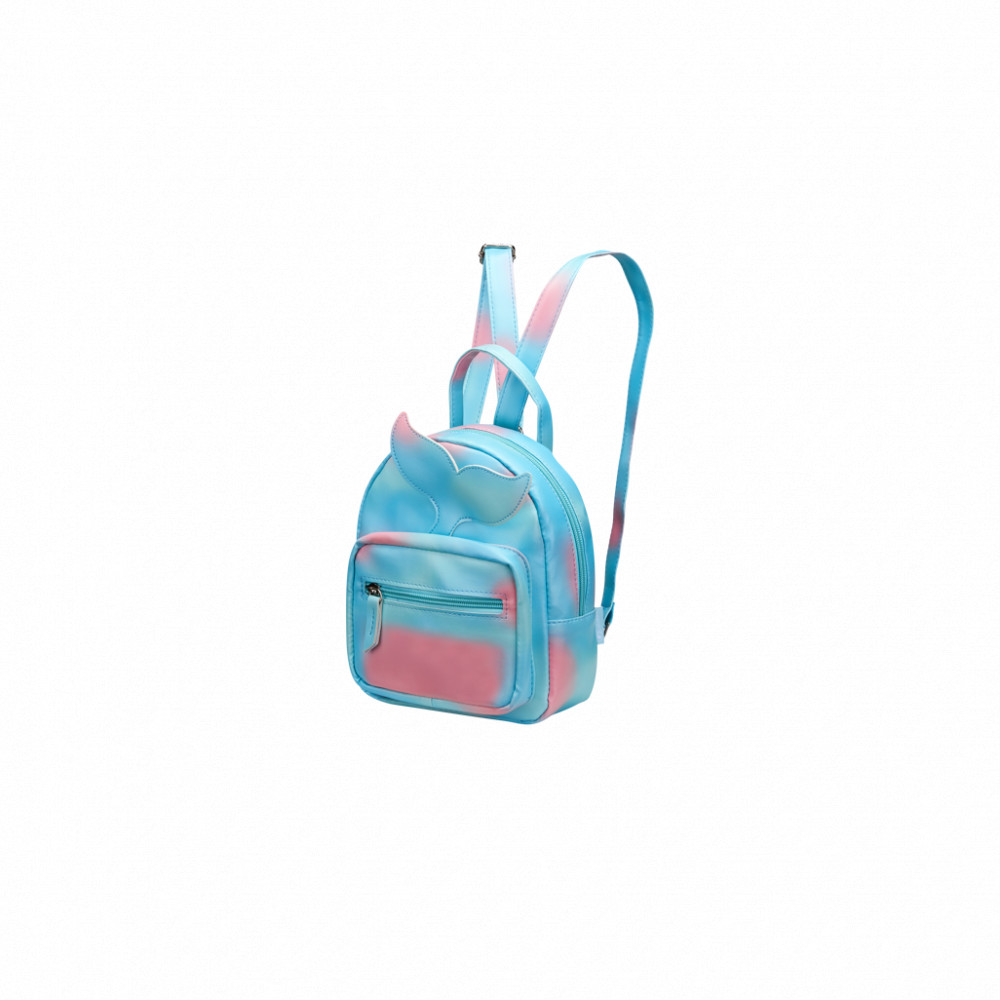 Mini Mermaid Tail Backpack Pink/Aqua