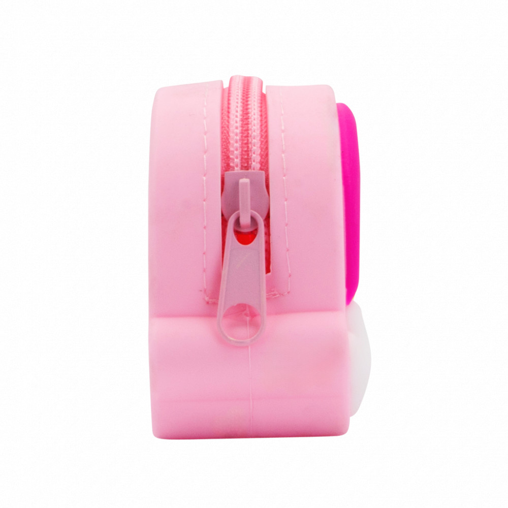 Rainbow Silicone Purse Pink