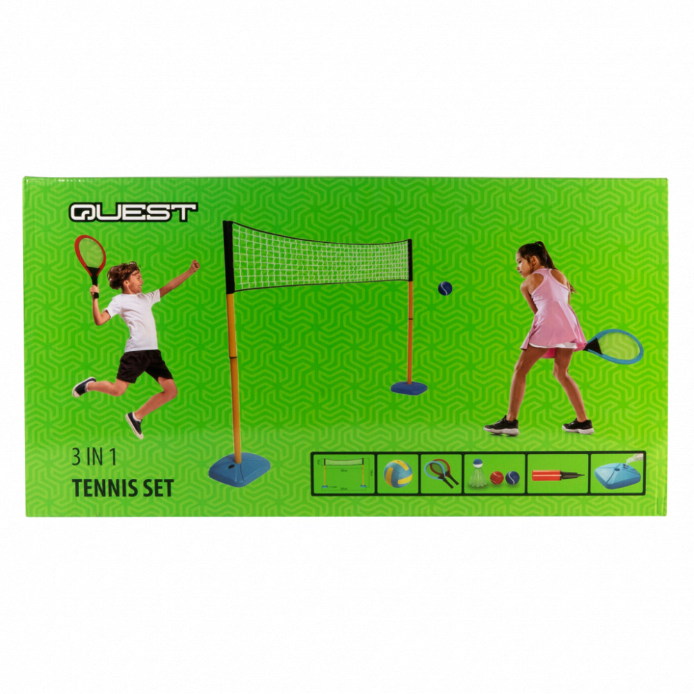 3 in 1 Tennis Set Multi