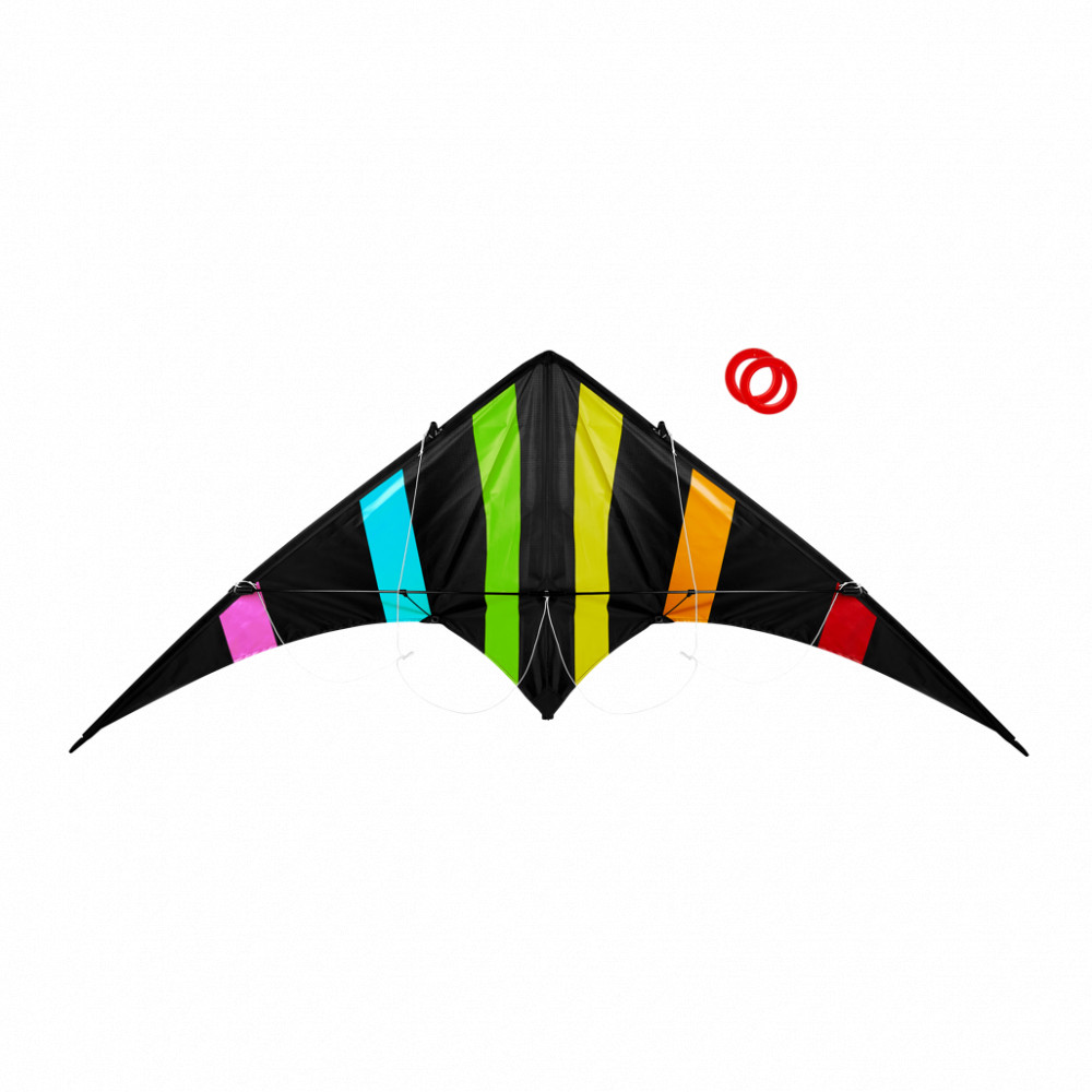 Dual Line Delta Stunt 180cm Kite Multi