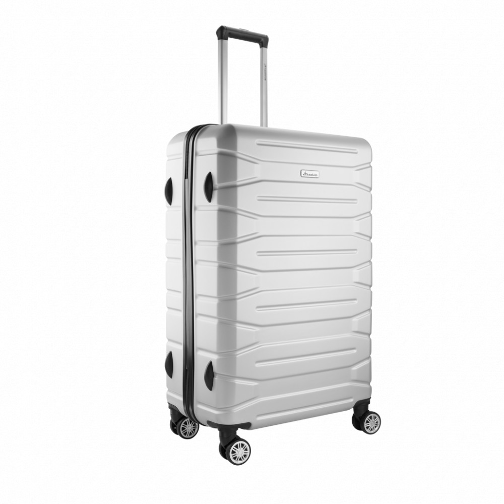 Cabana ABS 4-Wheel Spinner 75cm Luggage Platinum