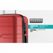 Bondi ABS 4-Wheel Spinner 65cm Luggage Red