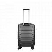 Cabana ABS 4-Wheel Spinner 65cm Luggage Black