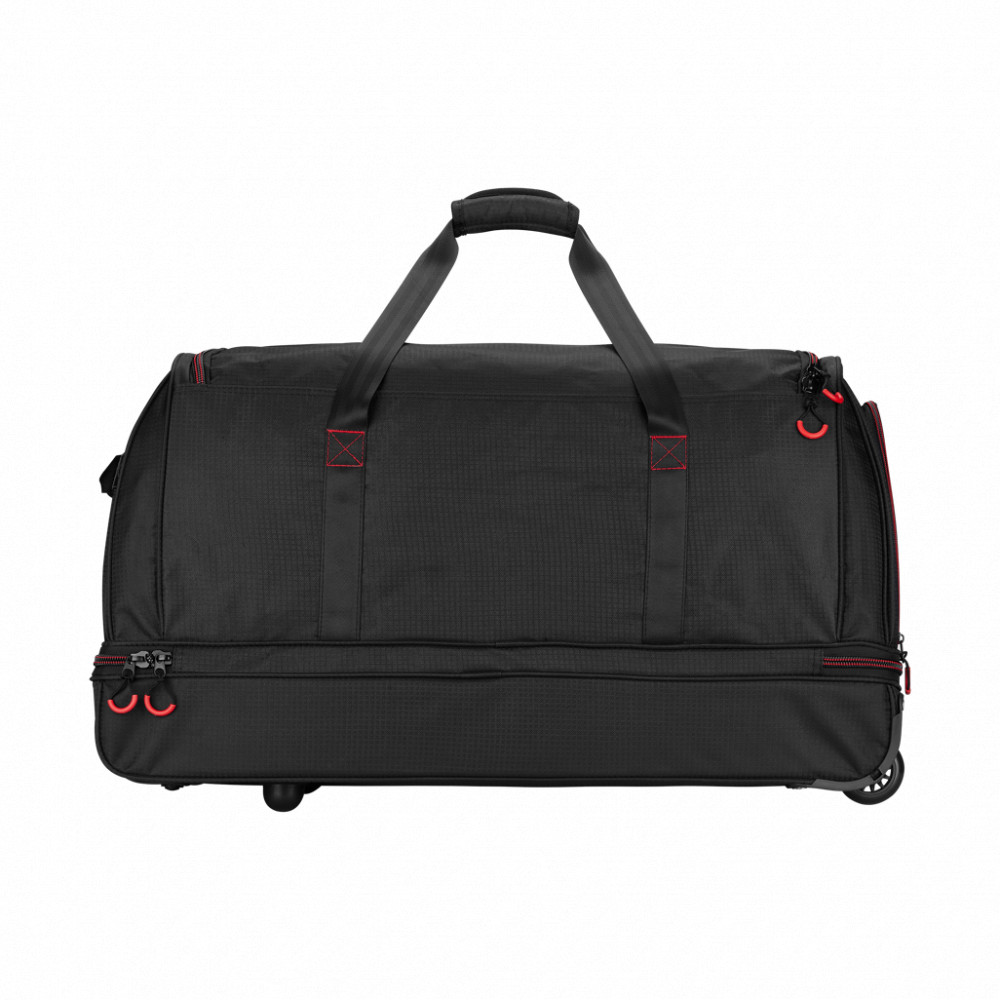 Asteroid Trolley Duffle Black Red