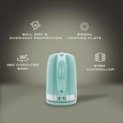 2200W 1.7L PLASTIC KETTLE - GREEN