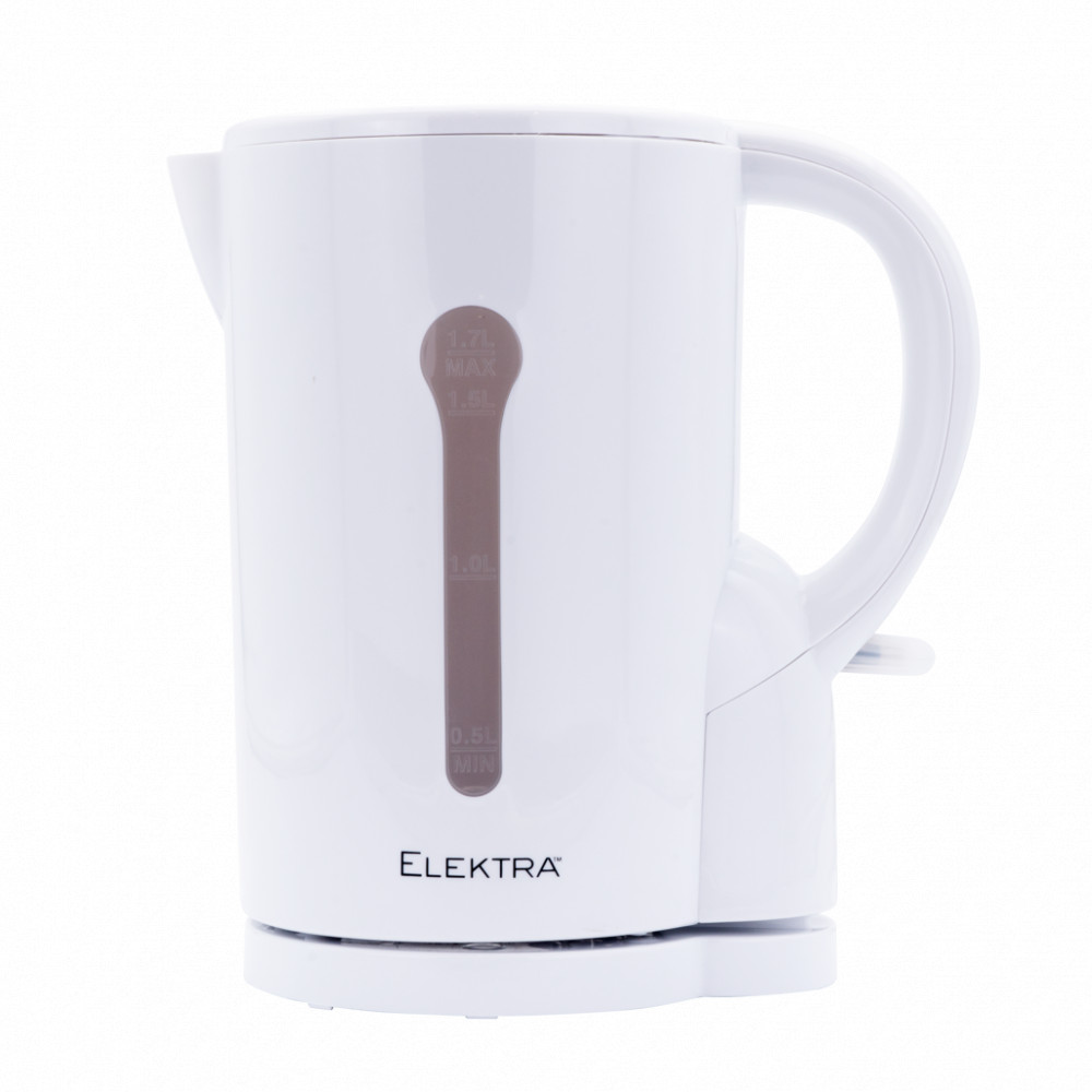 1.7L PLASTIC KETTLE WHITE CORDLESS