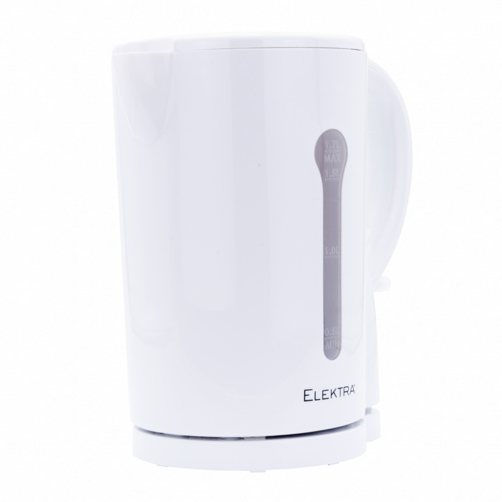 1.7L PLASTIC KETTLE WHITE CORDLESS