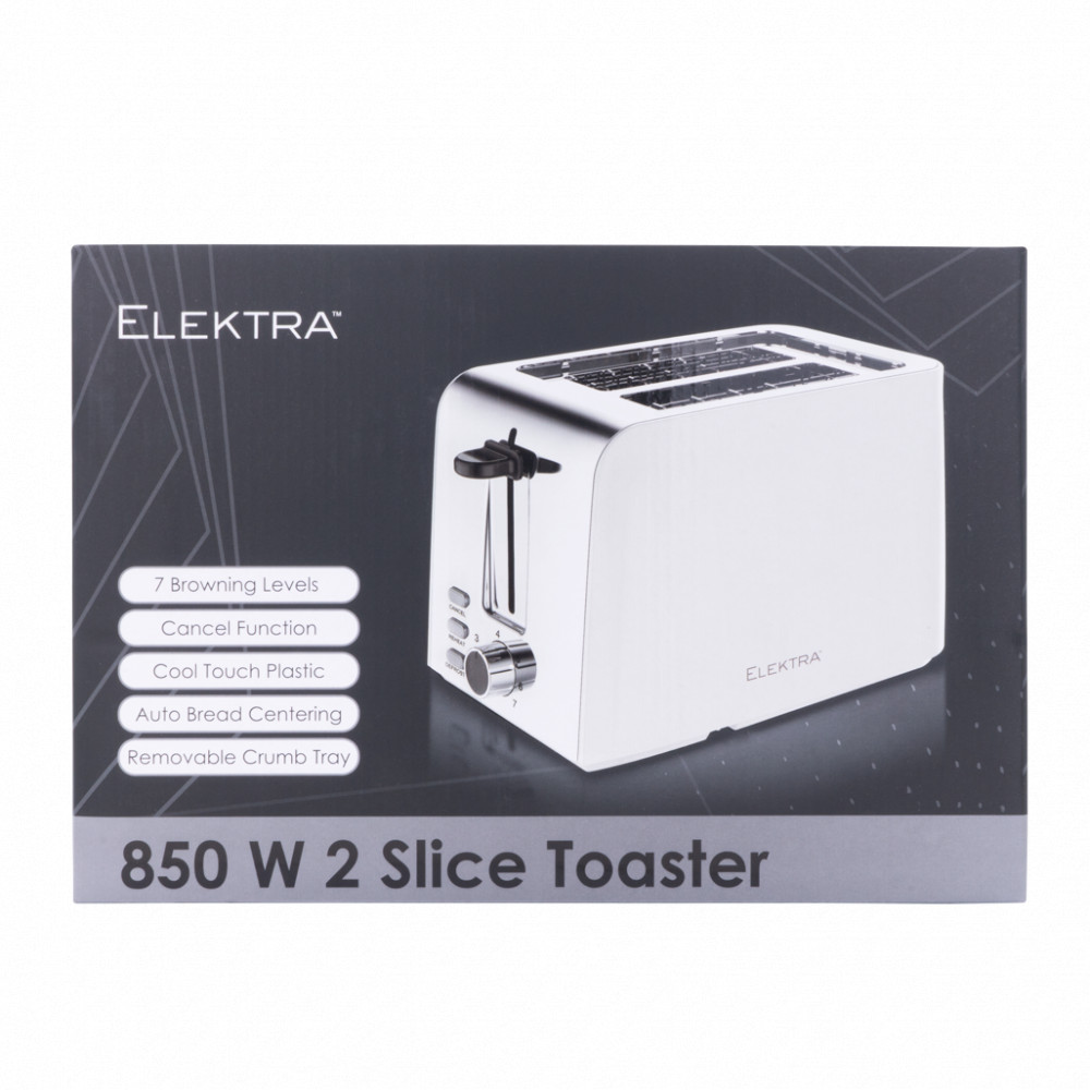 2 SLICE TOASTER WHITE