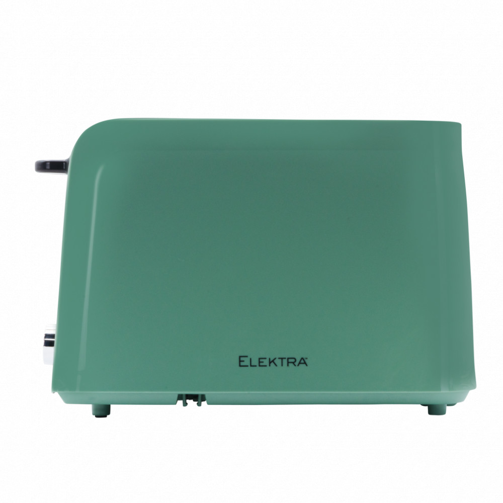 850W,2 SLICE PLASTIC TOASTER - GREEN