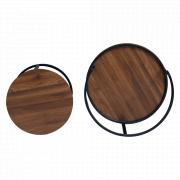 Indus Nesting Coffee Table Mahogany 2-Piece