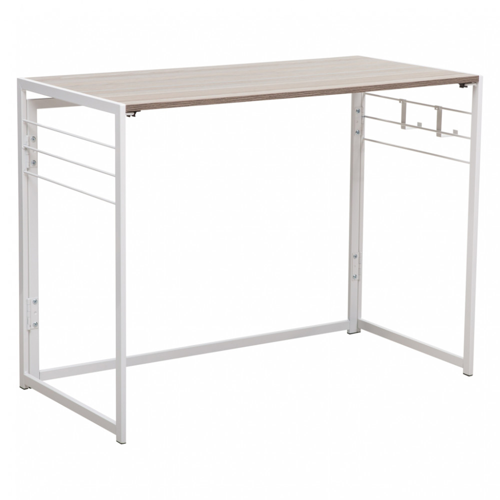 Tripoli Folding Office Desk-No Assembly Required