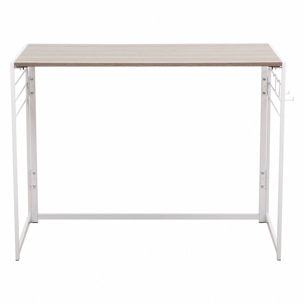 Tripoli Folding Office Desk-No Assembly Required