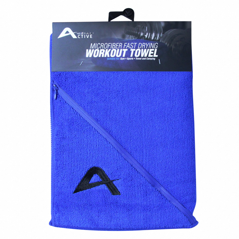 Active Fresh Series Zip Towel (Blue)