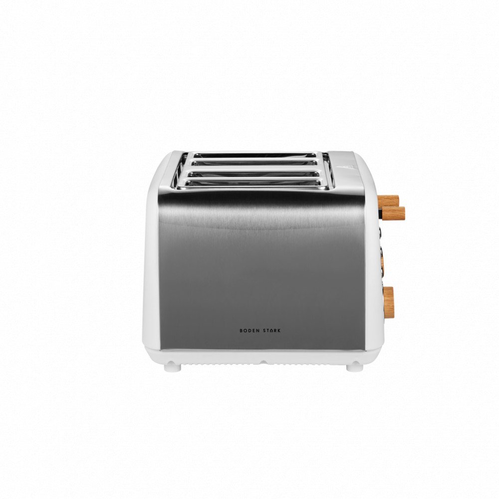 Anson Collection 4 Slice SS Toaster White