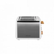 Anson Collection 4 Slice SS Toaster White