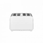 Anson Collection 4 Slice SS Toaster White